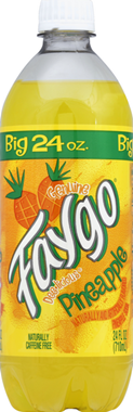 slide 1 of 1, Faygo Pineapple Bottle, 24 oz