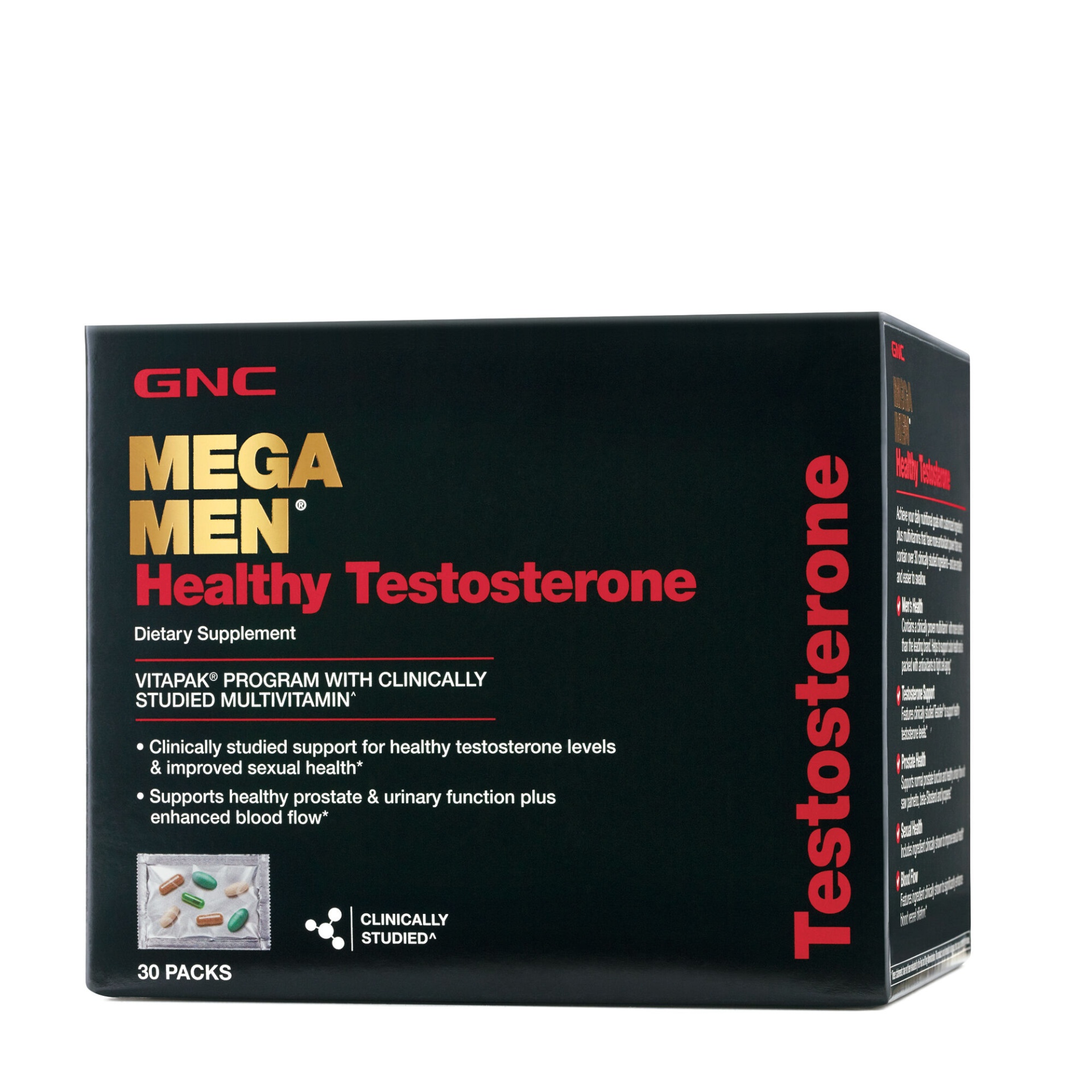 Gnc Mega Men Healthy Testosterone 30 Ct Shipt