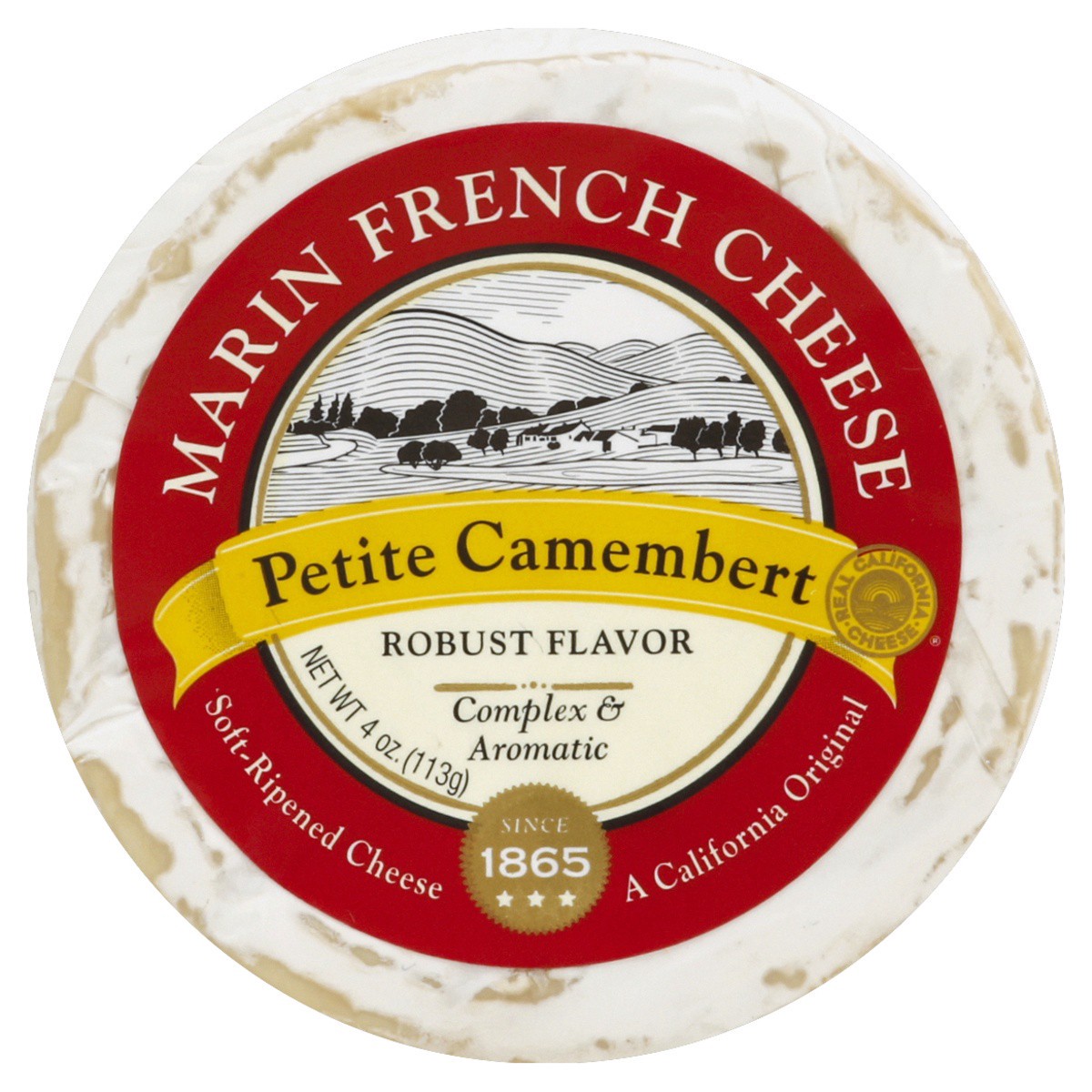 slide 1 of 5, Marin French Cheese Petite Camembert Robust Flavor, 4 oz