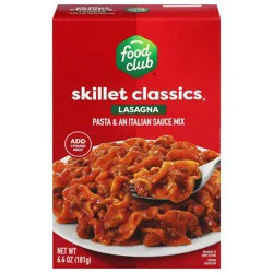Food Club Lasagna Hamburger Skillet Classics