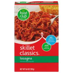 Food Club Lasagna Hamburger Skillet Classics