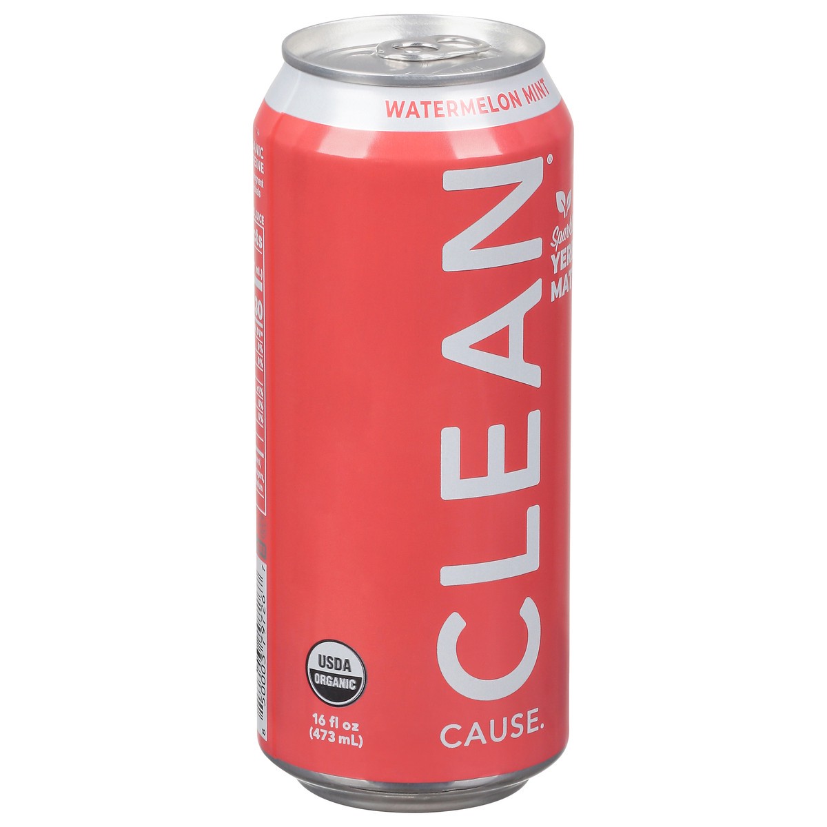 slide 3 of 9, Clean Cause Watermelon Mint Yerba Sparkling - 16 oz, 16 oz