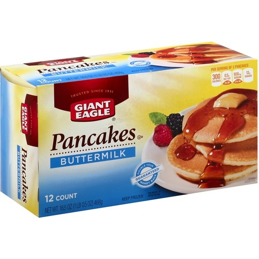 slide 1 of 1, Giant Eagle Pancakes-Buttermilk, 12.4 oz