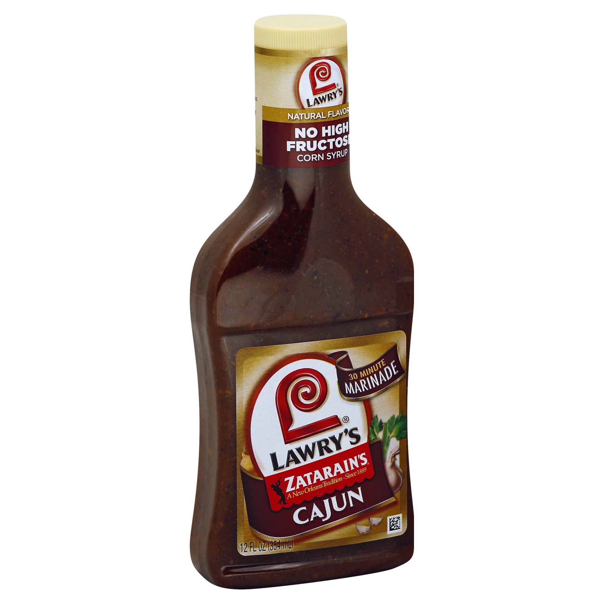 slide 1 of 1, Lawry's Cajun With Zatarain's Marinade, 12 fl oz