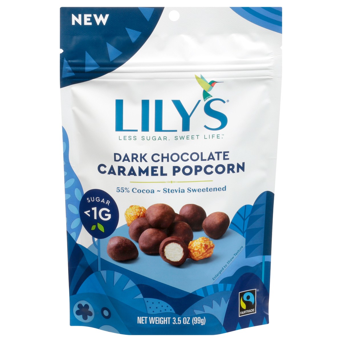 slide 13 of 13, Lily's Dark Chocolate Caramel Popcorn 3.5 oz, 3.5 oz