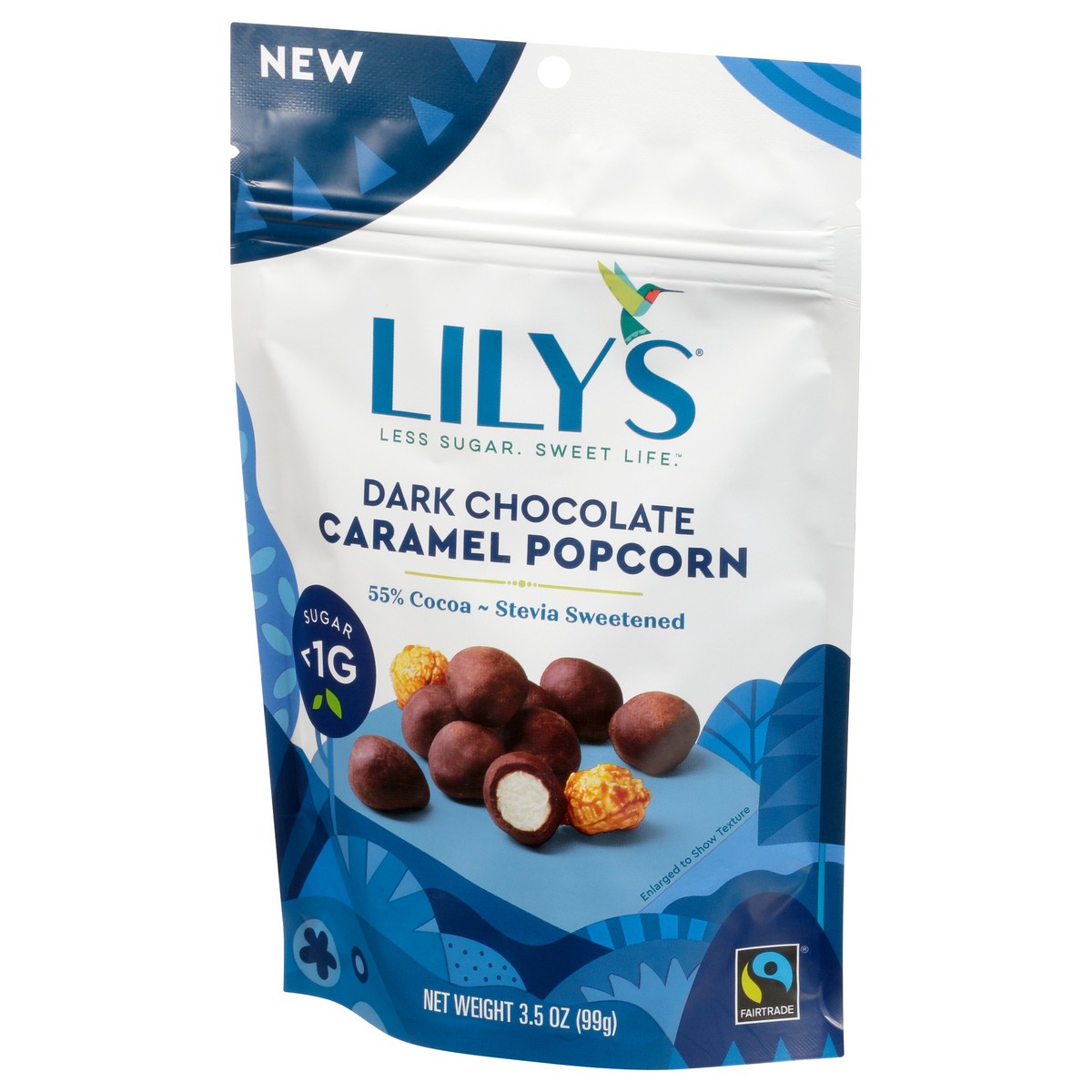 slide 9 of 13, Lily's Dark Chocolate Caramel Popcorn 3.5 oz, 3.5 oz