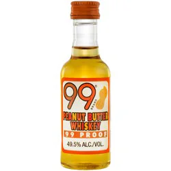 99 Brand Brand Peanut Butter Whiskey, 50 ml, 99 Brand Proof