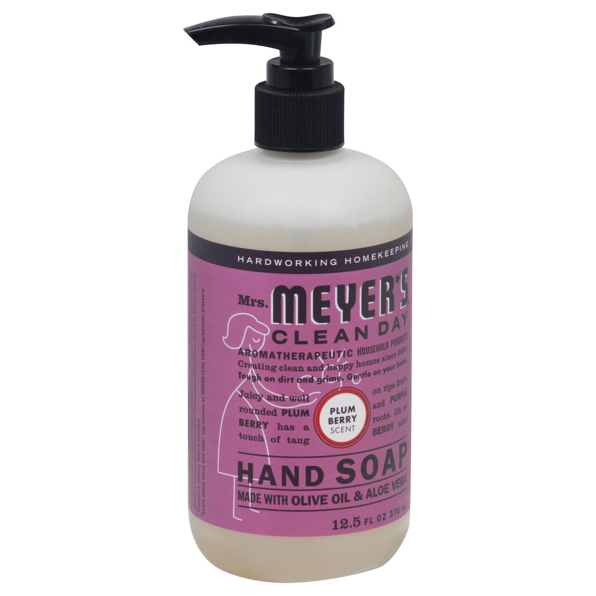 slide 11 of 13, Mrs. Meyer's Clean Day Hand Soap - Berry Plum - 12.5 fl oz, 12.5 oz