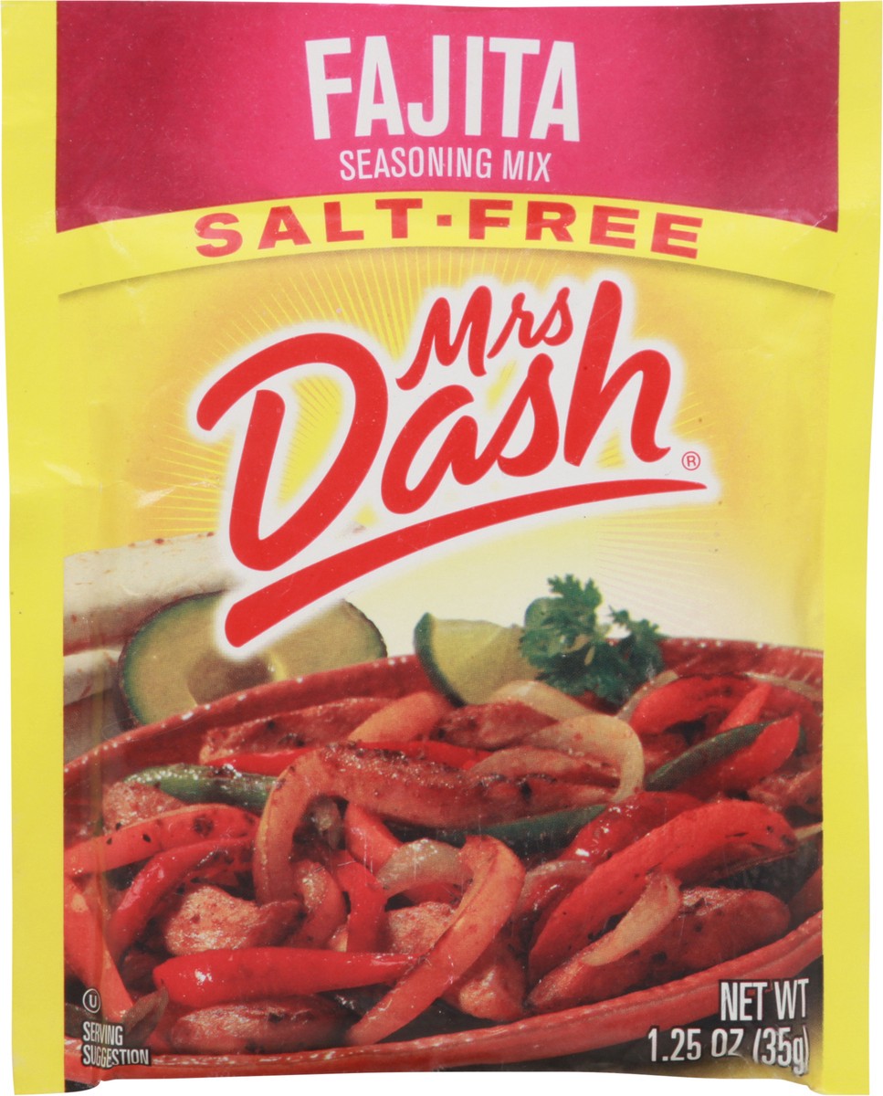 slide 10 of 11, Mrs. Dash Salt-Free Fajita Seasoning Mix 1.25 oz, 1.25 oz