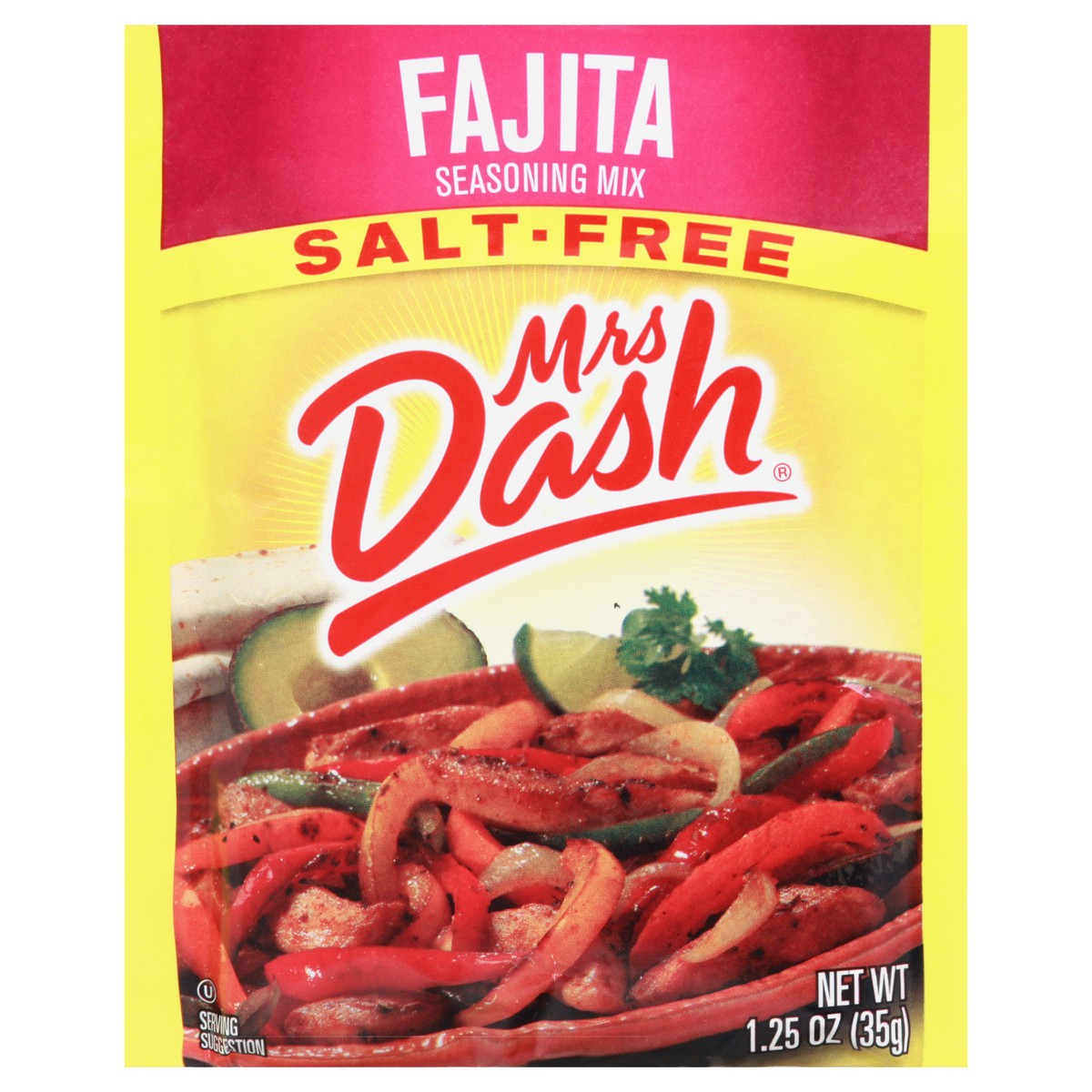 slide 1 of 11, Mrs. Dash Salt-Free Fajita Seasoning Mix 1.25 oz, 1.25 oz