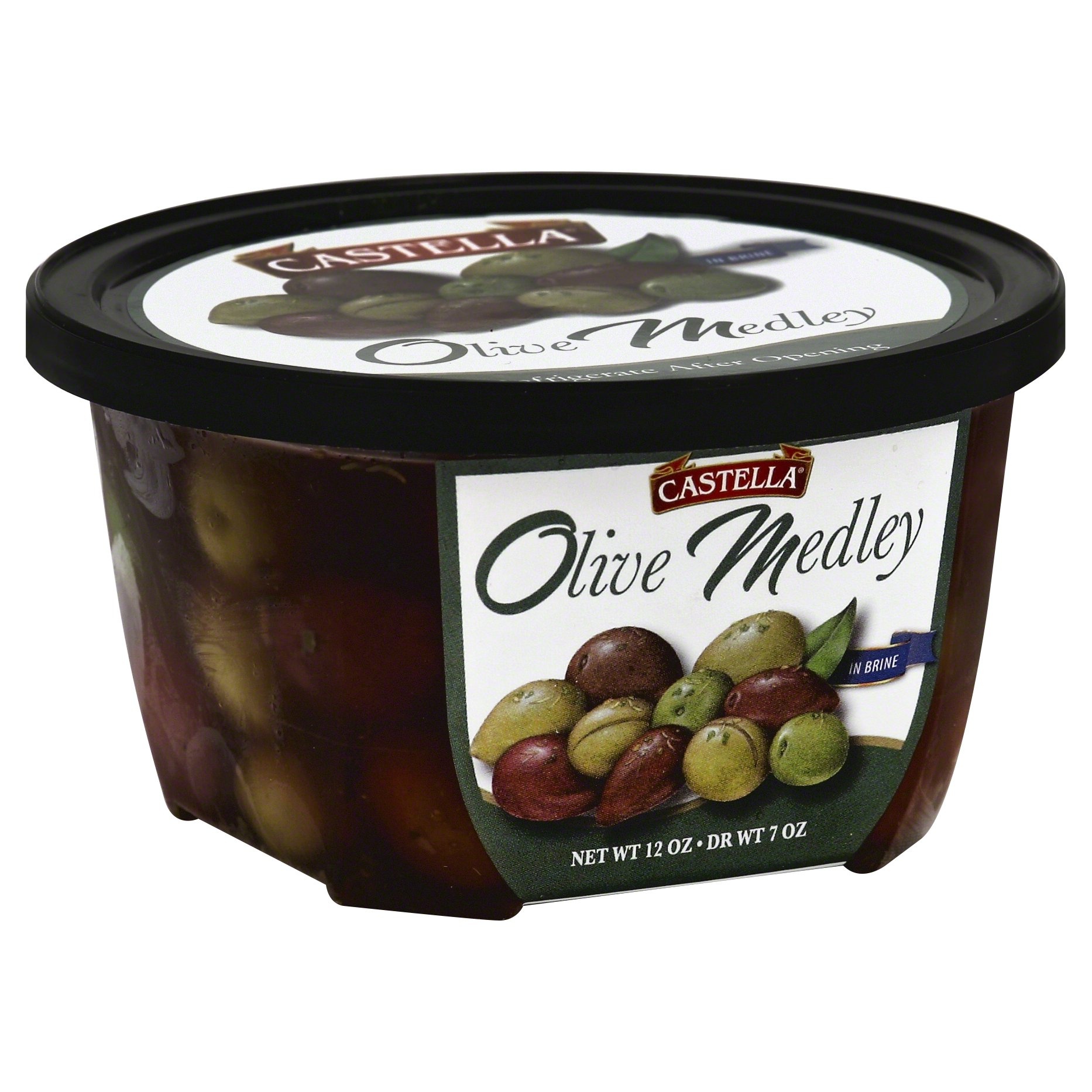 slide 1 of 1, Castella Olive Medley Deli Cup, 12 oz