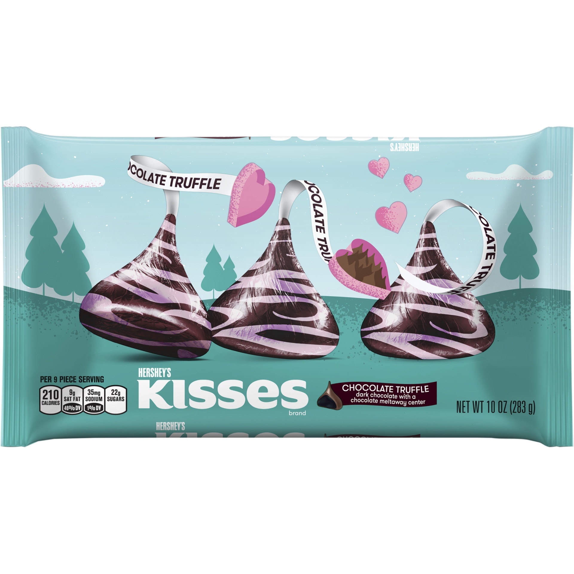 slide 1 of 5, Hershey's Kisses Valentine's Chocolate Truffle, 10 oz