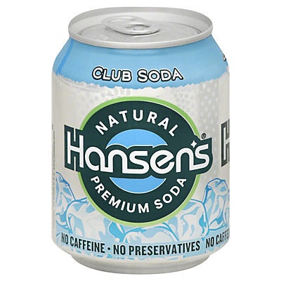 slide 1 of 1, Hansen's Natural Club Soda, 48 oz