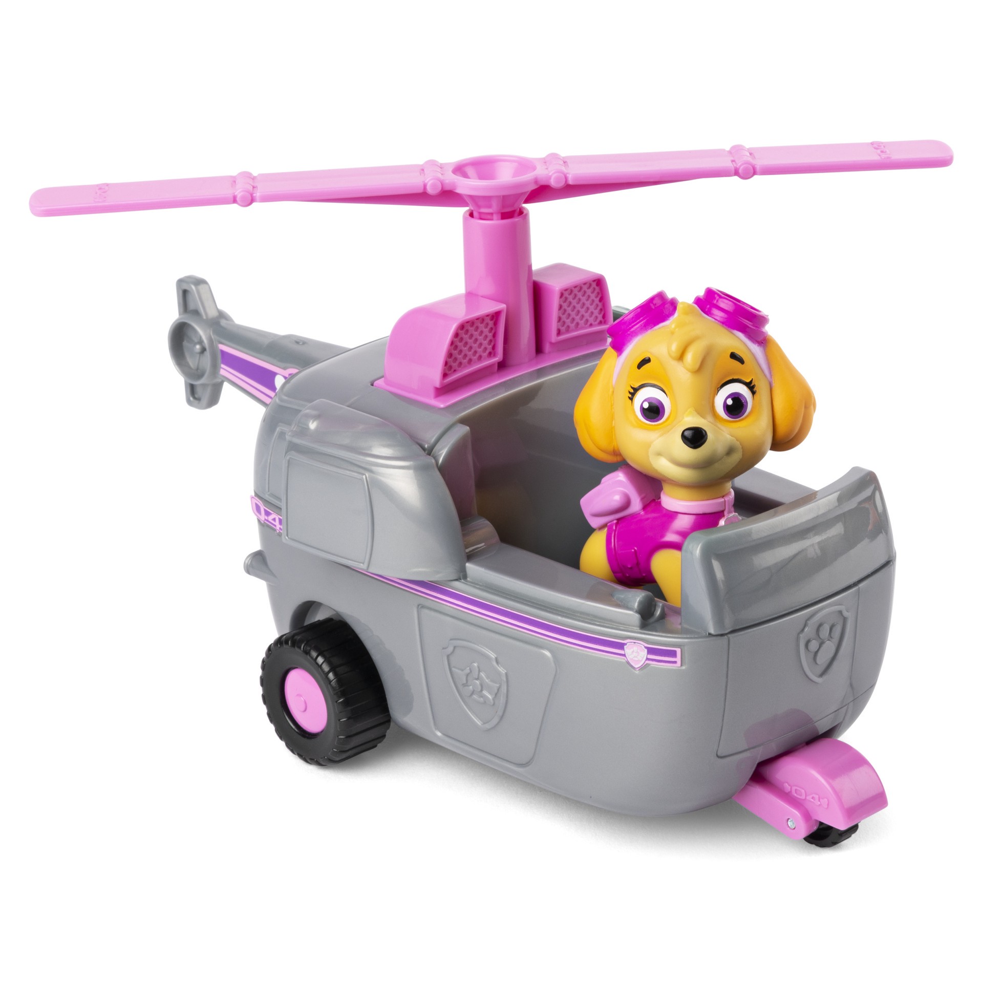 slide 4 of 5, PAW Patrol, Skye''s Helicopter Vehicle with Collectible Figure, for Kids Aged 3 and Up, 1 ct