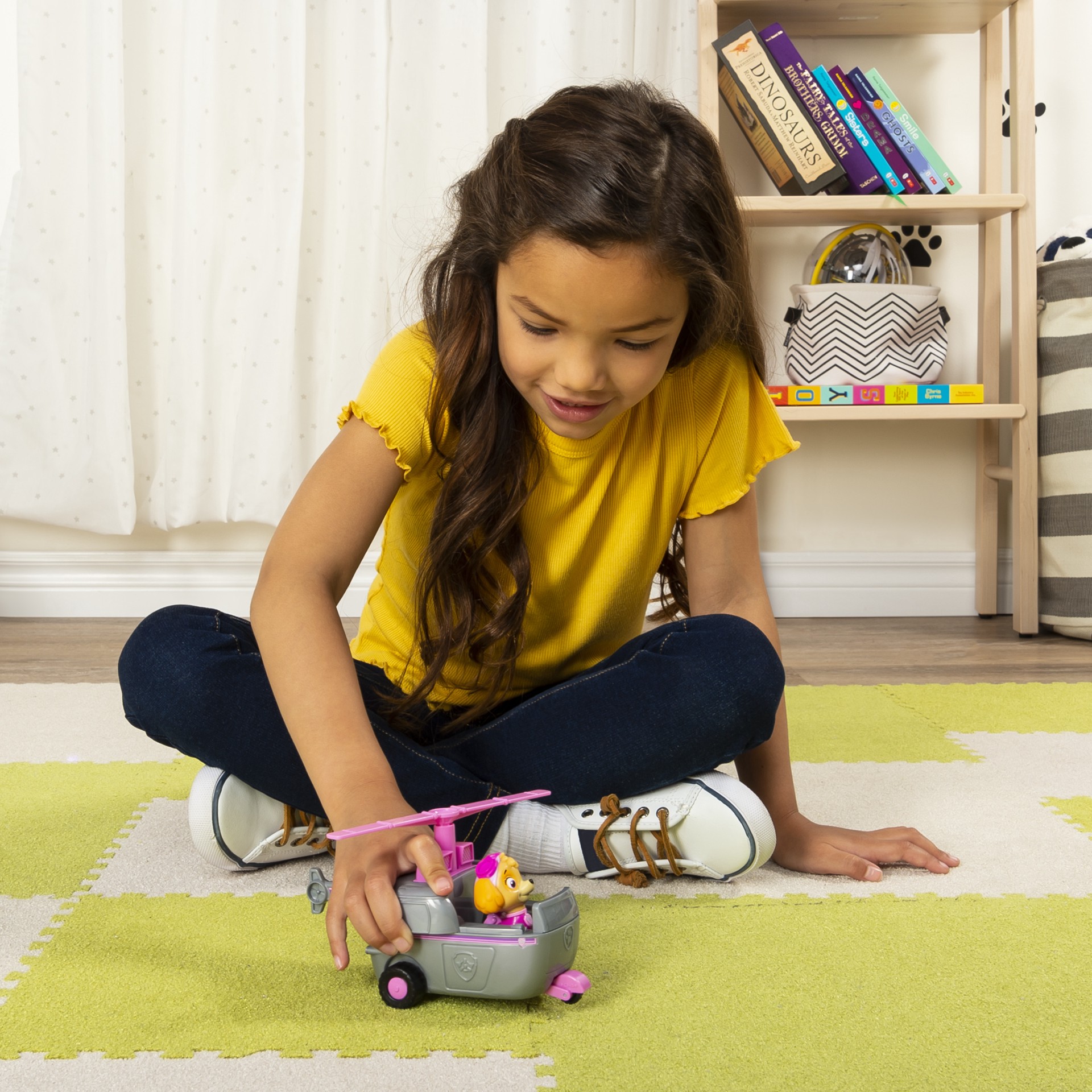 slide 5 of 5, PAW Patrol, Skye''s Helicopter Vehicle with Collectible Figure, for Kids Aged 3 and Up, 1 ct