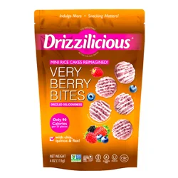 Drizzilicious Min Rice Cakes Wild Berry, 4 oz