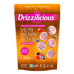Drizzilicious Min Rice Cakes Wild Berry, 4 oz