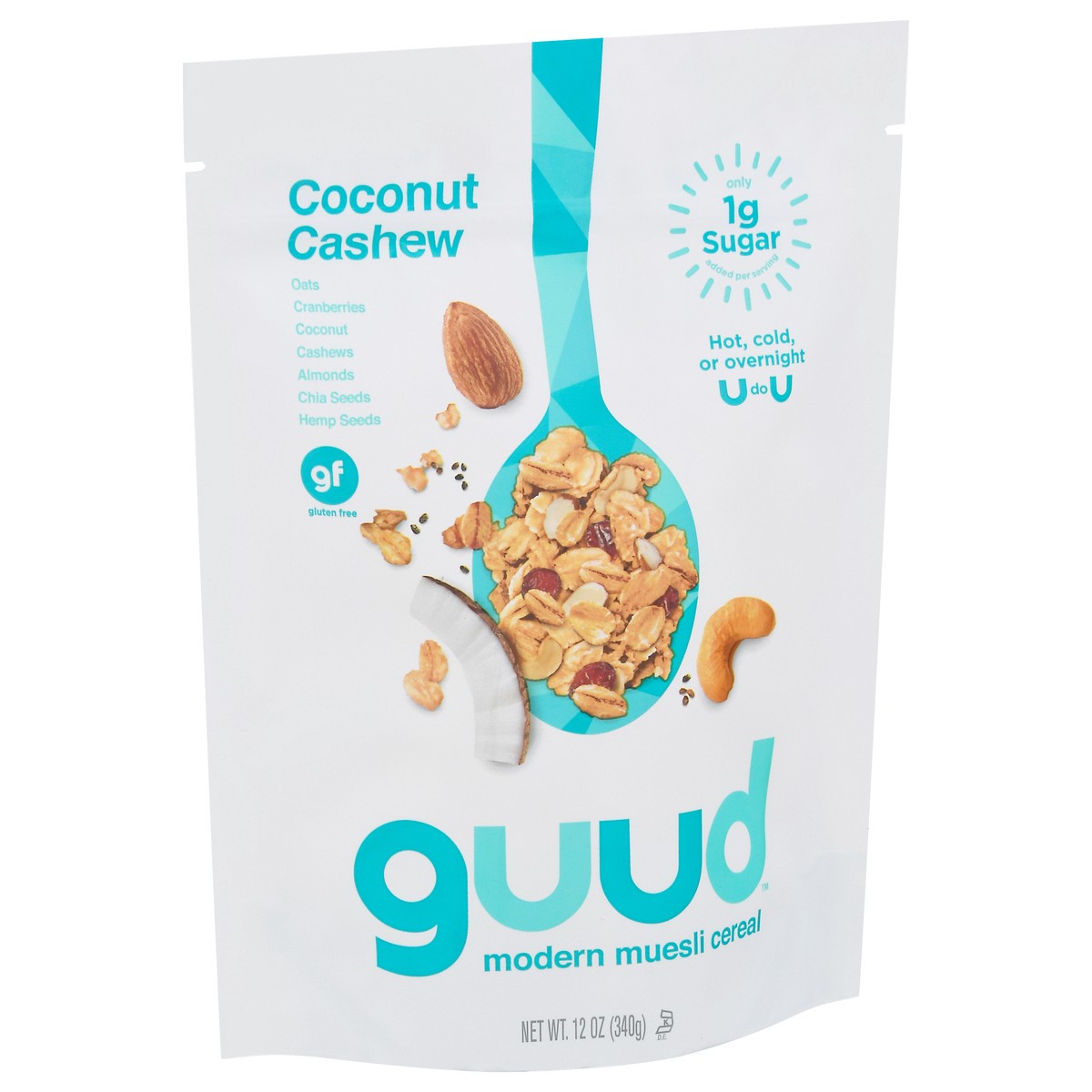 slide 9 of 9, Guud Coconut Cashew Muesli 12 oz, 12 oz