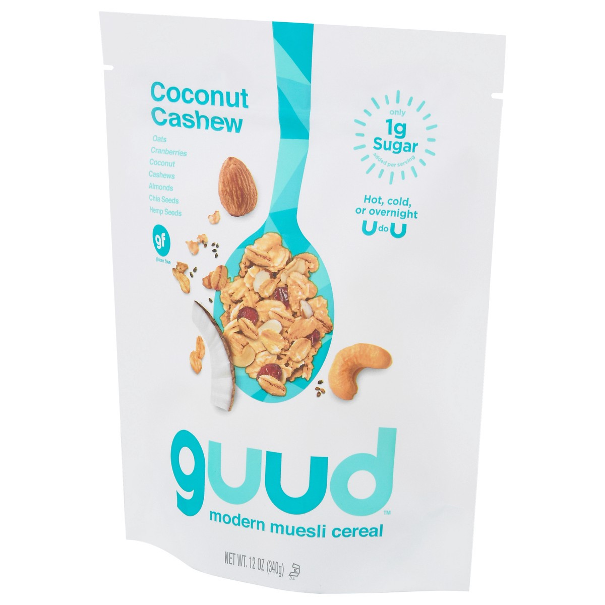 slide 8 of 9, Guud Coconut Cashew Muesli 12 oz, 12 oz