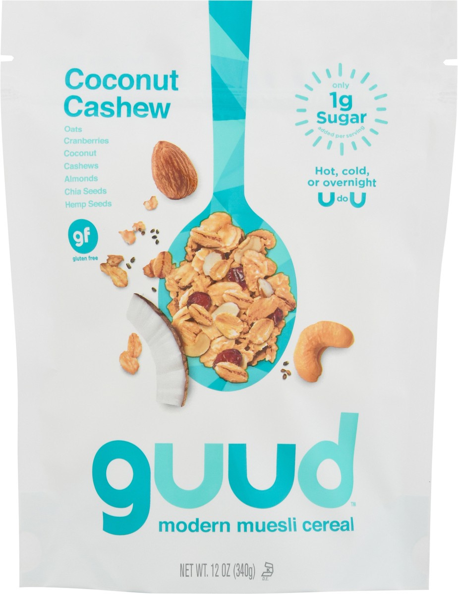 slide 4 of 9, Guud Coconut Cashew Muesli 12 oz, 12 oz