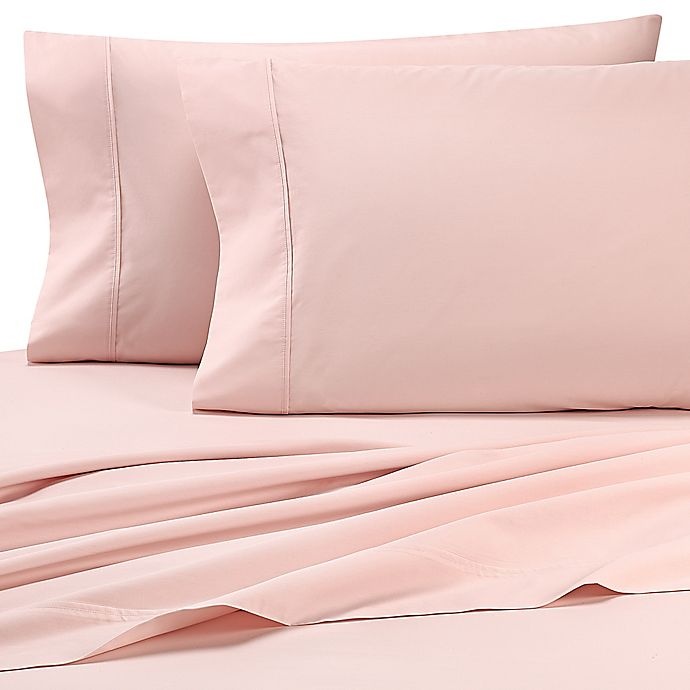 slide 1 of 1, Heartland HomeGrown 325 TC Cotton Percale Queen Fitted Sheet - Pink, 1 ct