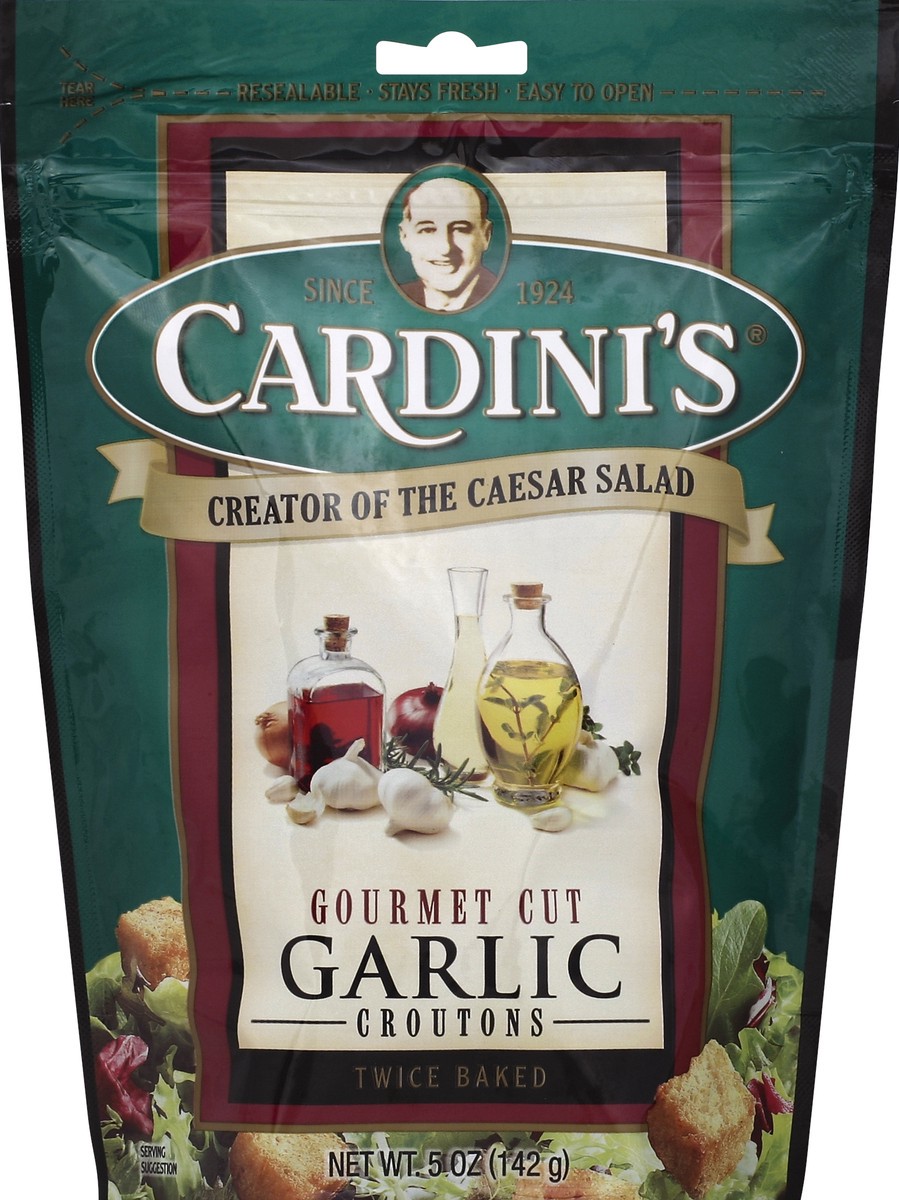 slide 2 of 2, Caesar Cardini's Cardini's Gourmet Garlic Croutons, 1 ct