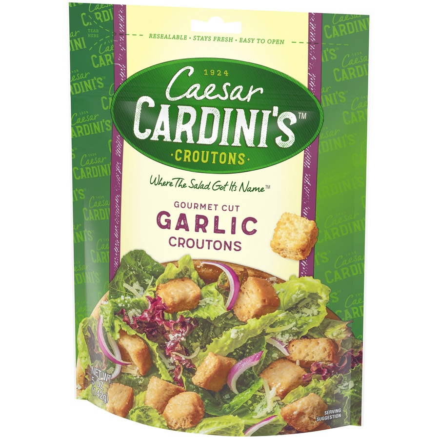 slide 3 of 8, Caesar Cardini's Garlic Croutons, 5 oz