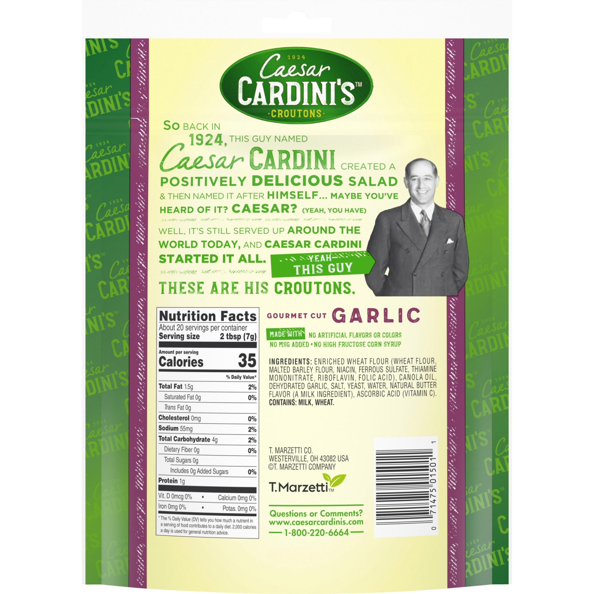 slide 6 of 8, Caesar Cardini's Garlic Croutons, 5 oz