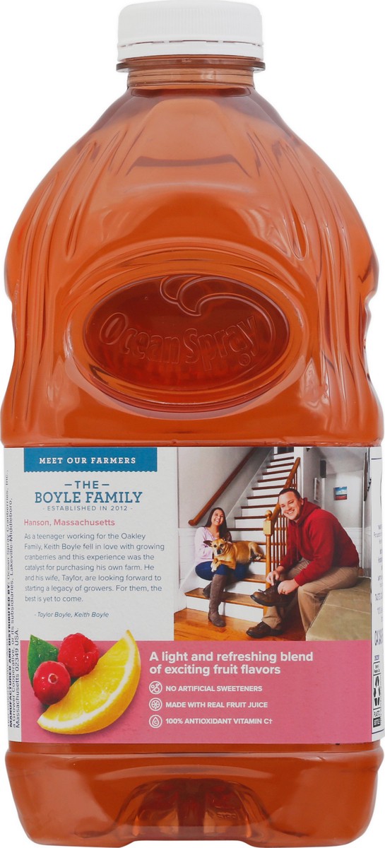 slide 5 of 9, Ocean Spray Frutas Frescas Cranberry Lemon Raspberry Juice Drink 64 fl oz, 64 fl oz