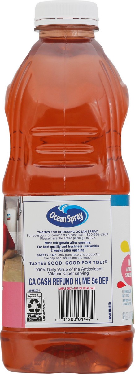 slide 7 of 9, Ocean Spray Frutas Frescas Cranberry Lemon Raspberry Juice Drink 64 fl oz, 64 fl oz