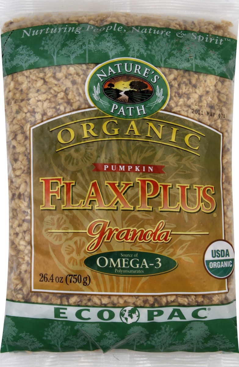 slide 2 of 5, Nature's Path Organic Pumpkin Seed Plus Flax Granola EcoPac Bag, 26.4 oz