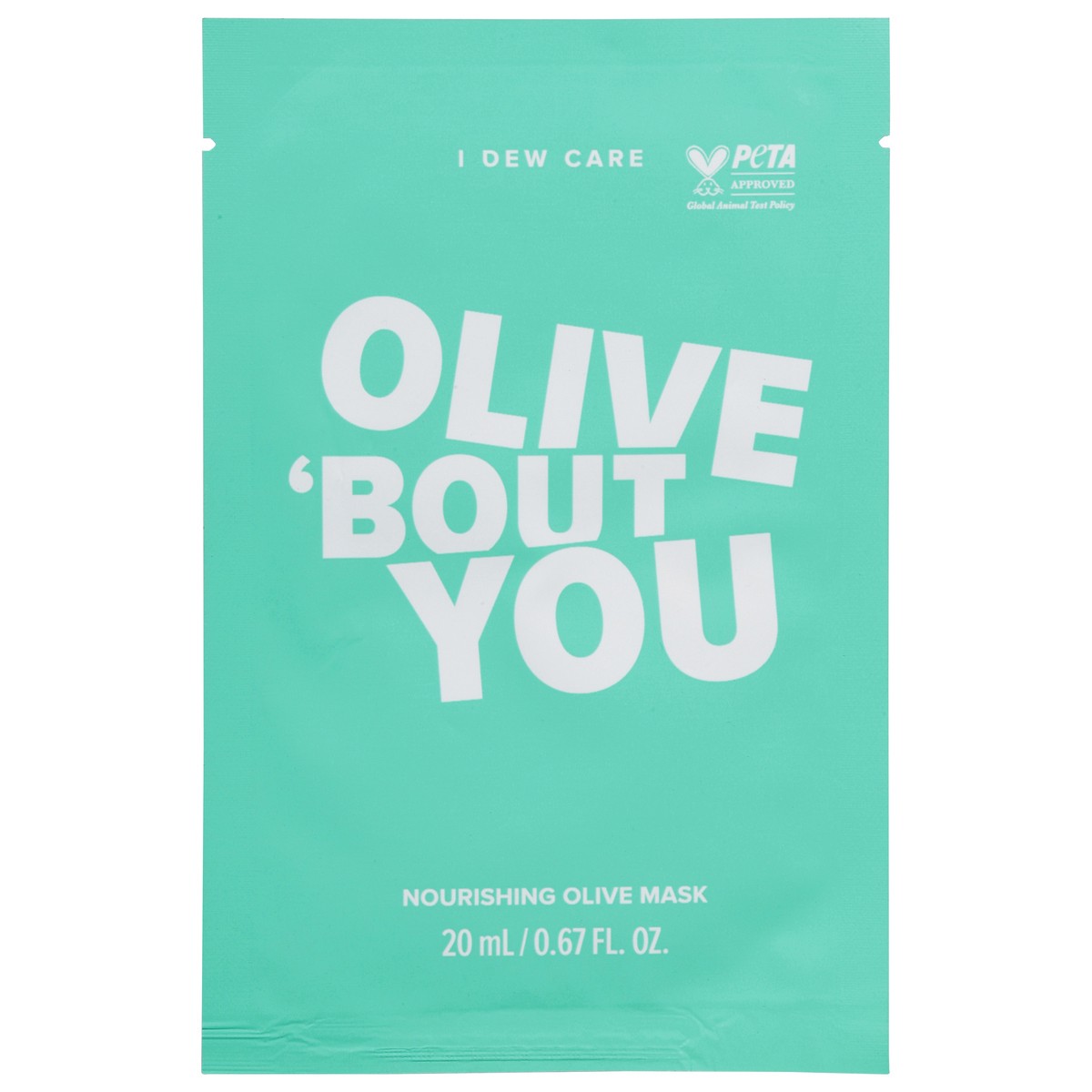 slide 1 of 12, I Dew Care Olive 'Bout You Nourishing Olive Mask 0.67 fl oz, 0.67 fl oz