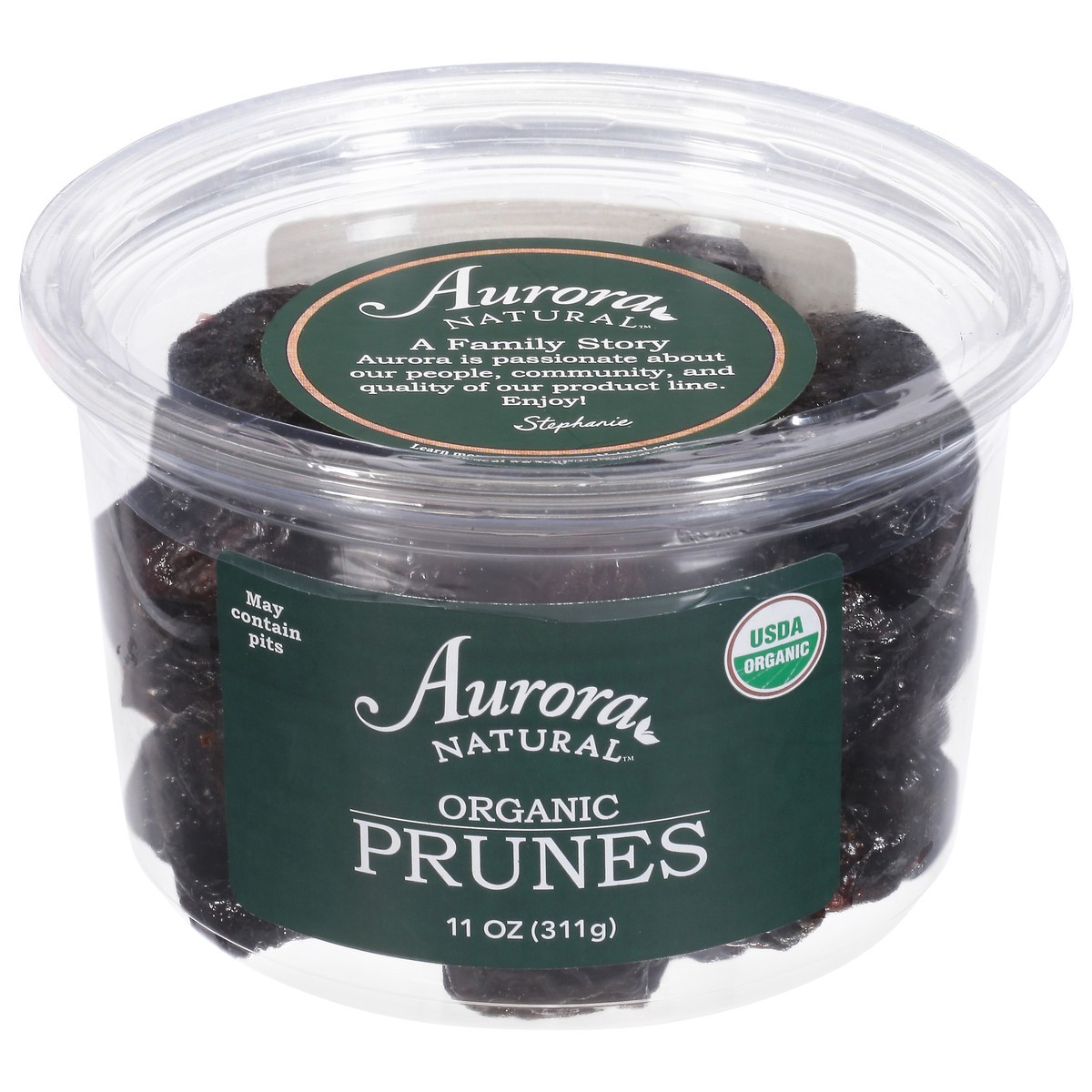 slide 1 of 9, Aurora Natural Organic Prunes 11 oz, 11 oz