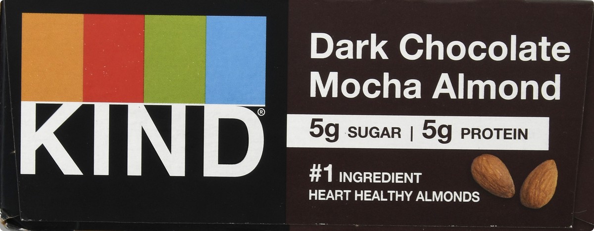 slide 4 of 9, KIND Dark Chocolate Mocha Almond Bar 12 ea, 12 ct