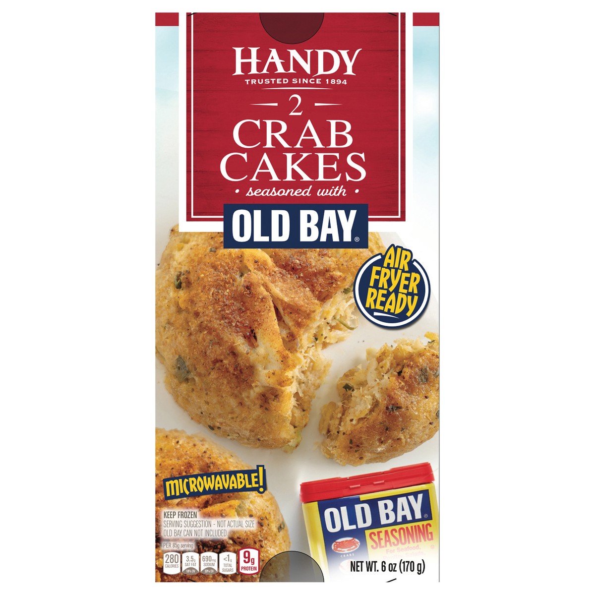 slide 1 of 4, Handy Handmade Crab Cakes 2 ea, 2 ct
