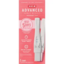 H-E-B Advanced Early Result Pregnancy Test