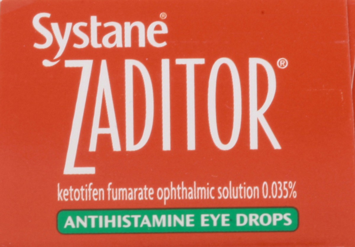 slide 5 of 12, Systane Zaditor Itch Relief Antihistamine Sterile Eye Drops 5 ml, 0.16 oz
