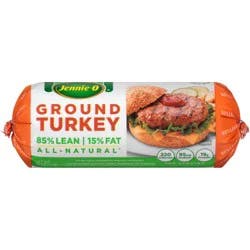 JENNIE-O Ground Turkey 85% Lean / 15% Fat - 1 lb. chub