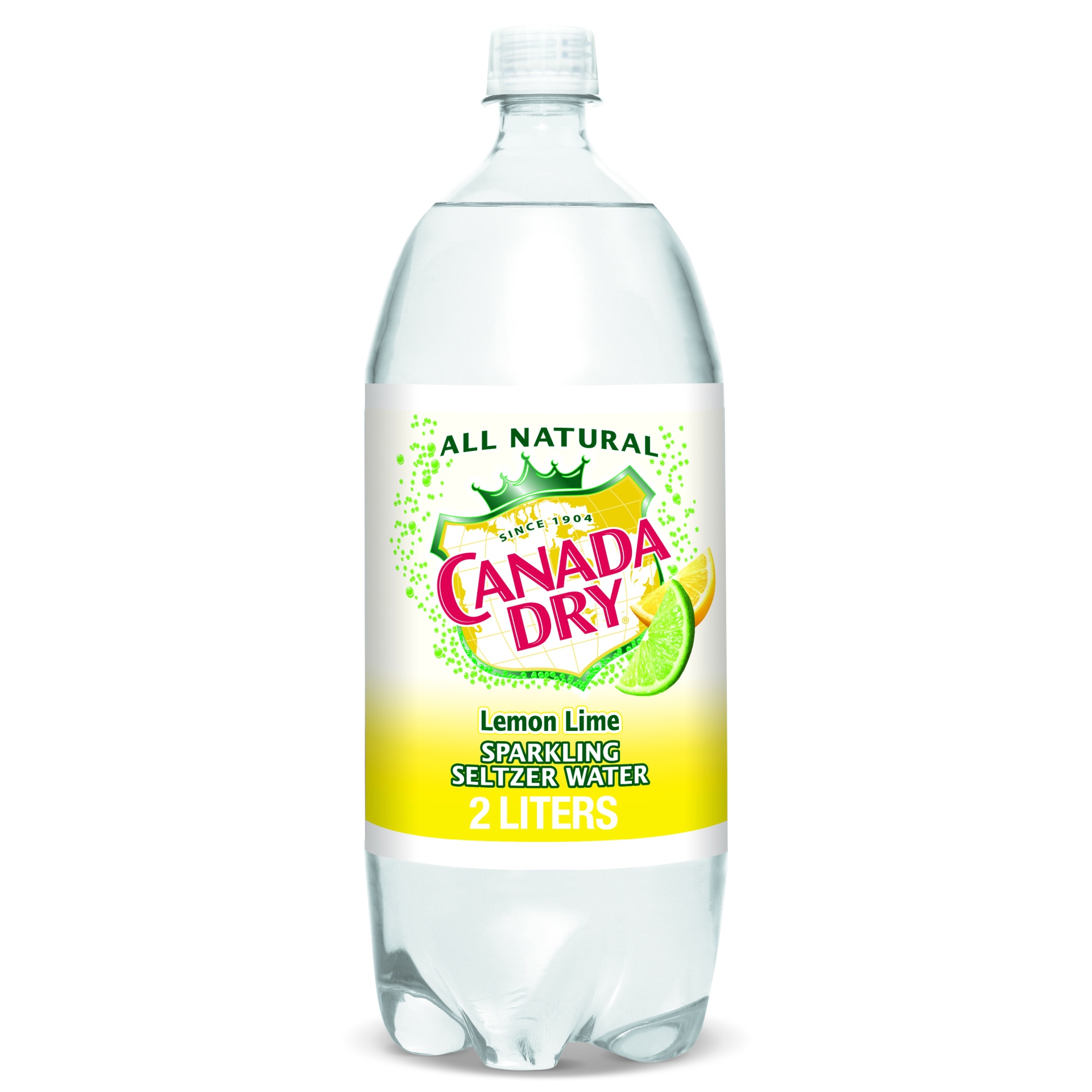 slide 1 of 4, Canada Dry Lemon Lime Seltzer - 2 liter, 2 liter