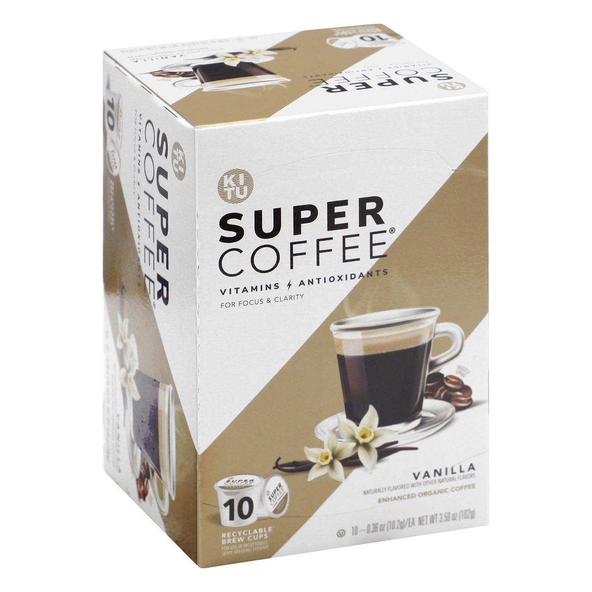 slide 2 of 9, KITU Super Coffee Recyclable Brew Cups Vanilla Coffee 10 ea, 10 ct