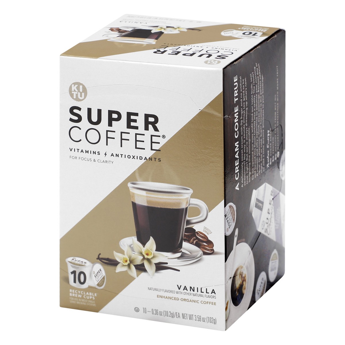 slide 3 of 9, KITU Super Coffee Recyclable Brew Cups Vanilla Coffee 10 ea, 10 ct