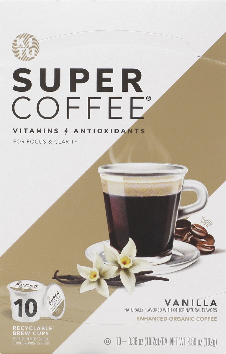 slide 1 of 9, KITU Super Coffee Recyclable Brew Cups Vanilla Coffee - 10 ct, 10 ct