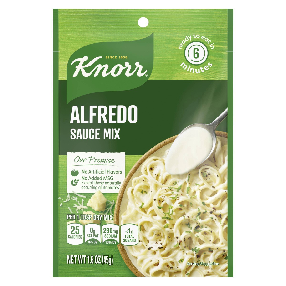 slide 11 of 63, Knorr Sauce Mix Alfredo Sauce, 1.6 oz, 1.6 oz