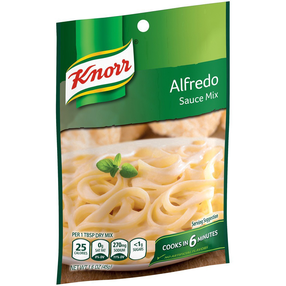 slide 24 of 63, Knorr Sauce Mix Alfredo Sauce, 1.6 oz, 1.6 oz