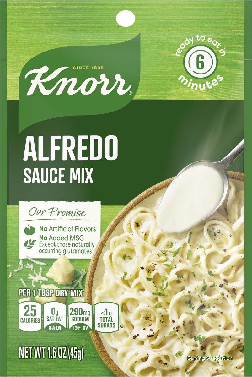 slide 1 of 63, Knorr Sauce Mix Alfredo Sauce 1.6 oz, 1.6 oz