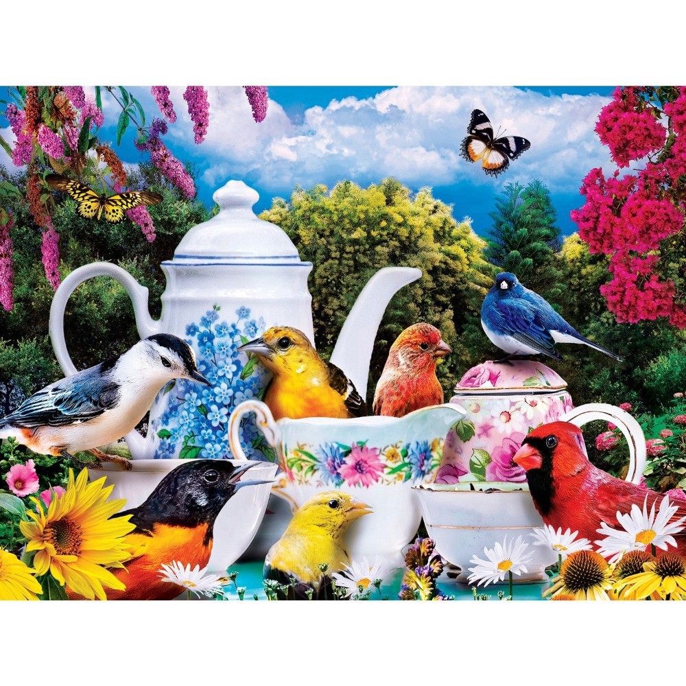 slide 5 of 5, MasterPieces® Wild & Whimsical™ Garden Party EZ Grip Puzzle, 300 ct,