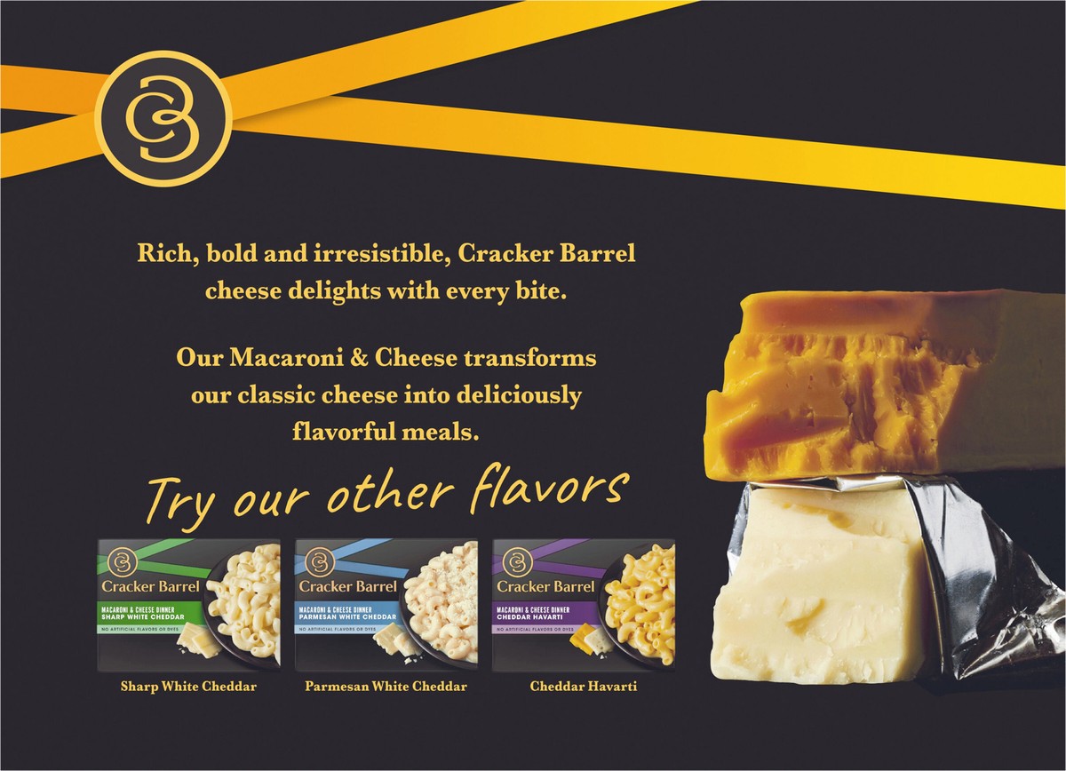 slide 4 of 9, Cracker Barrel Sharp Cheddar Macaroni & Cheese, 3 ct