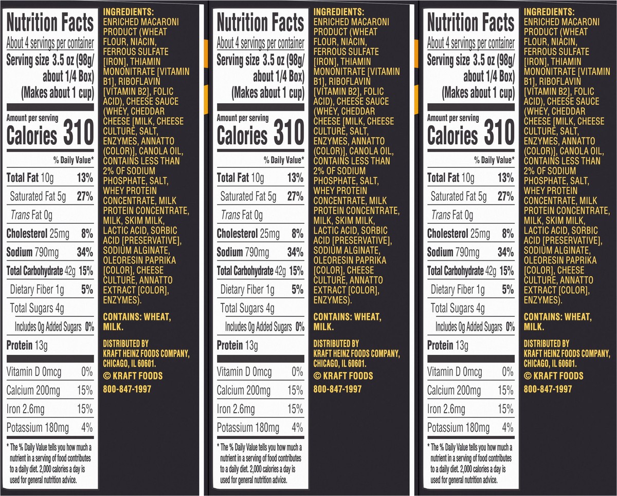 slide 7 of 9, Cracker Barrel Sharp Cheddar Macaroni & Cheese, 3 ct