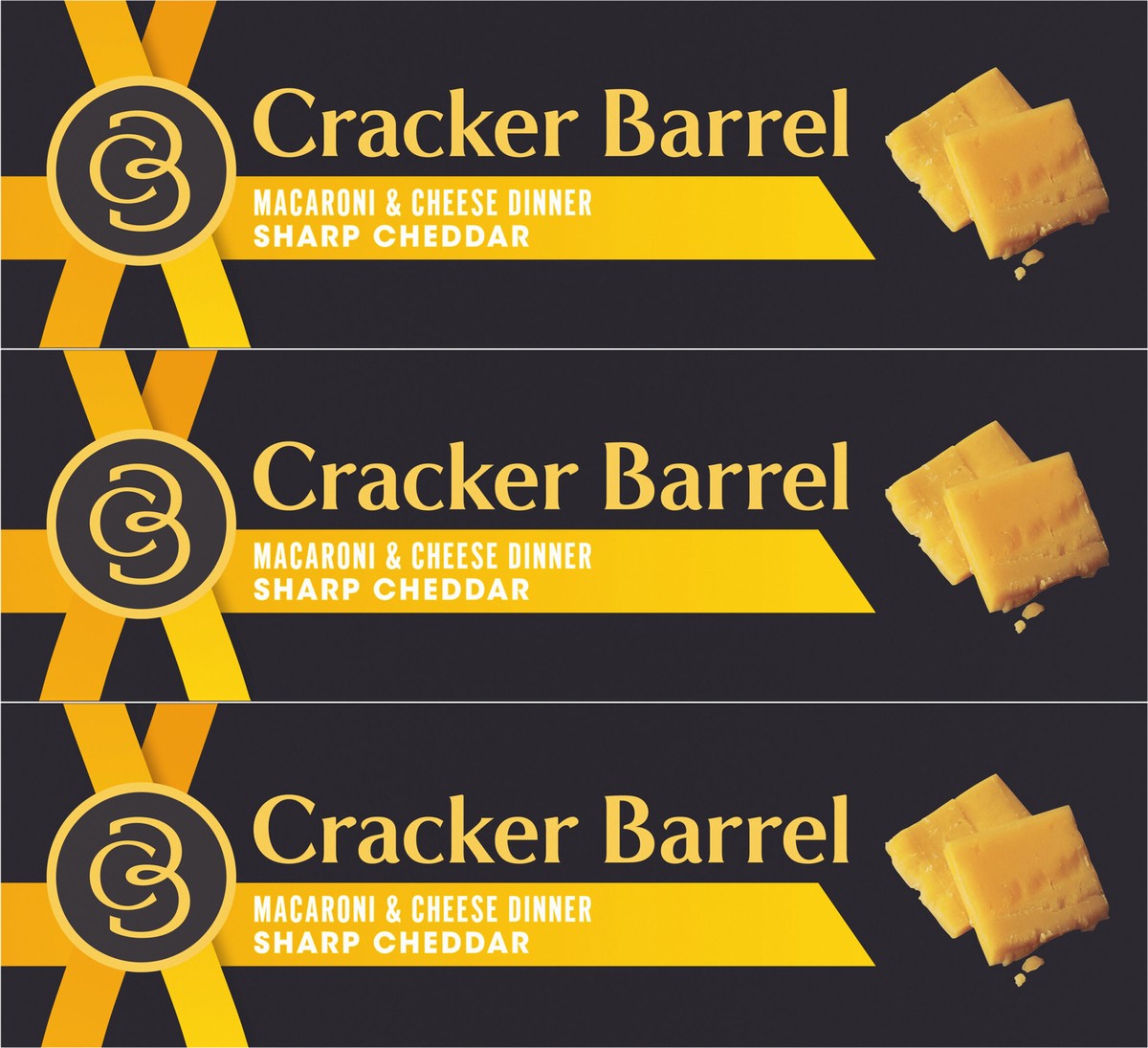 slide 2 of 9, Cracker Barrel Sharp Cheddar Macaroni & Cheese, 3 ct