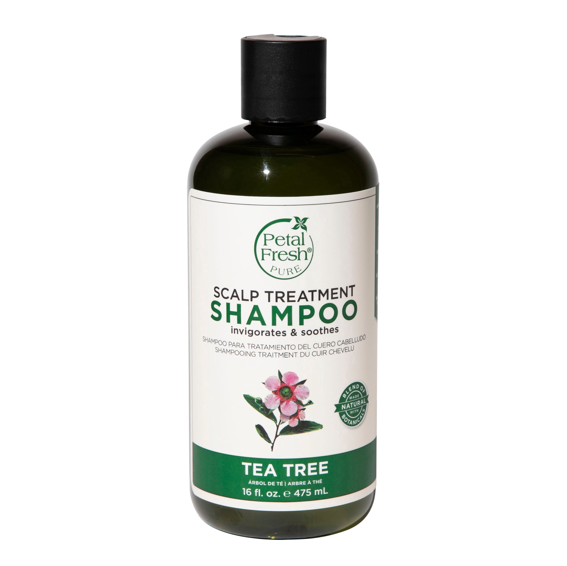 slide 1 of 1, Petal Fresh Pure Tea Tree Scalp Treatment Shampoo, 16 oz